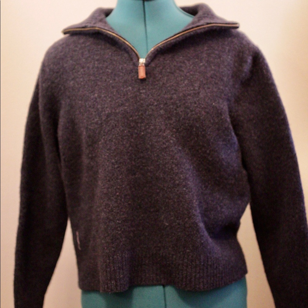 J.Crew sweater grey, soft 100% lamb wool
